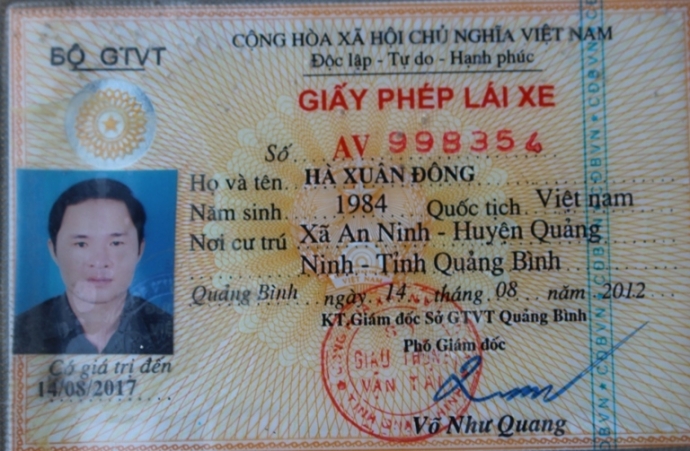 Từ 01/6/2017, không bắt buộc đổi giấy phép lái xe sang vật liệu PET